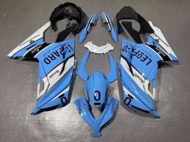Carenados Moto Kawasaki EX300 2013-2024 - Blanco Azul Negro Leopard Fabricantes