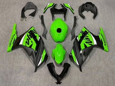 Carenados Moto Kawasaki EX300 2013-2024 - Verde Blanco Negro Fabricantes