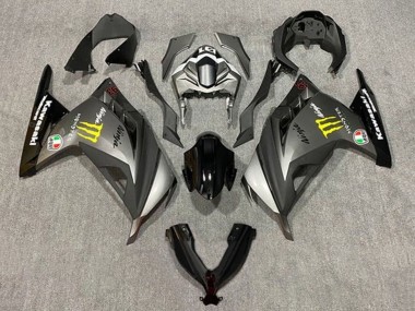 Carenados Moto Kawasaki EX300 2013-2024 - Gris Mate Negro Amarillo Monstruo Fabricantes