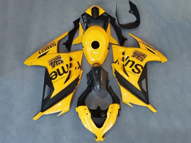 Carenados Moto Kawasaki EX300 2013-2024 - Amarillo Negro Supreme Fabricantes