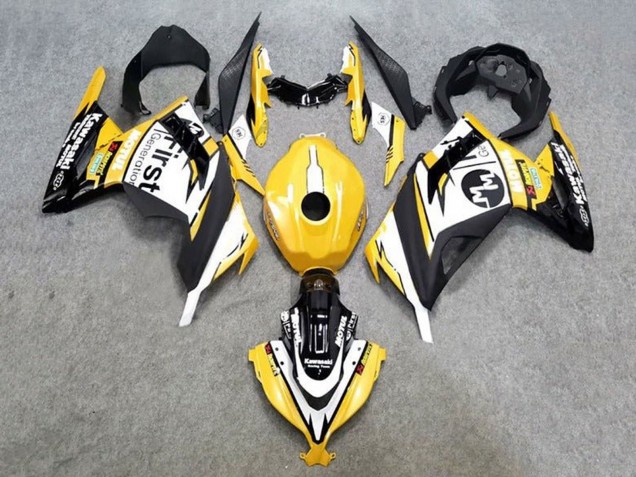 Carenados Moto Kawasaki EX300 2013-2024 - Amarillo Blanco Negro Fabricantes