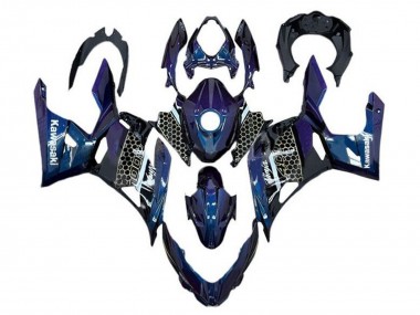 Carenados Moto Kawasaki Ninja 400 2018-2024 - Azul Blanco Honeycomb Fabricantes