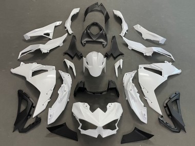 Carenados Moto Kawasaki Ninja 500 EX500R 2024-2025 - Blanco Negro Fabricantes
