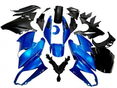 Carenados Moto Kawasaki Ninja 650 EX650 2009-2011 - Azul Negro Mate Fabricantes