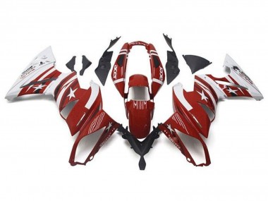 Carenados Moto Kawasaki Ninja 650 EX650 2009-2011 - Rojo Blanco Estrella Acer Fabricantes