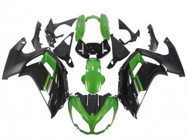 Carenados Moto Kawasaki Ninja ER6F 2012-2014 - Verde Negro Fabricantes