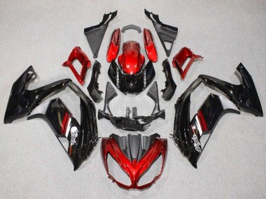 Carenados Moto Kawasaki Ninja 650 EX650 2012-2016 - Rojo Negro Brillante Fabricantes