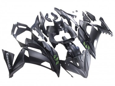 Carenados Moto Kawasaki Ninja 650 EX650 2017-2019 - Negro Mate Verde Fabricantes