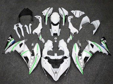 Carenados Moto Kawasaki Ninja 650 EX650 2017-2019 - Blanco Plata Verde Azul Fabricantes