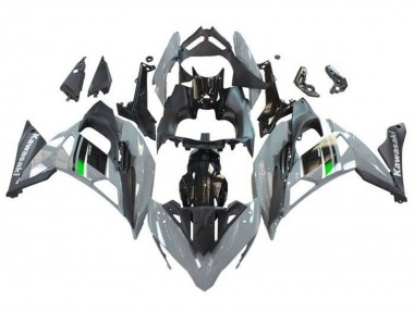 Carenados Moto Kawasaki Ninja 650 EX650 2017-2019 - Gris Negro Verde Fabricantes