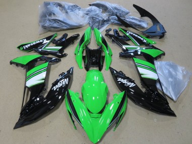 Carenados Moto Kawasaki Ninja 650 EX650 2017-2019 - Verde Blanco Negro Brillante Fabricantes