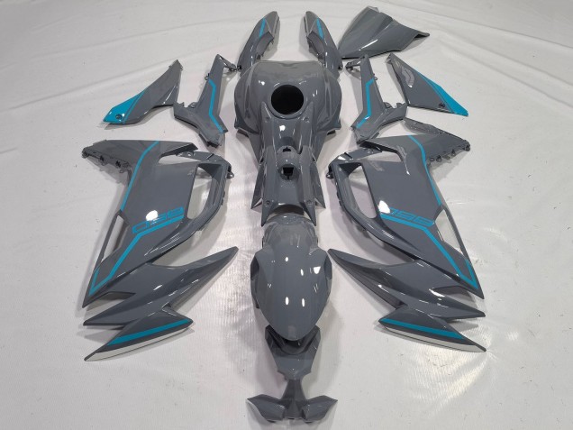Carenados Moto Kawasaki Ninja 650 EX650 2020-2025 - Gris Azul Fabricantes