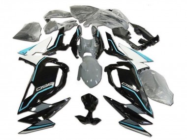 Carenados Moto Kawasaki Ninja 650 EX650 2020-2025 - Blanco Azul Negro Brillante Fabricantes