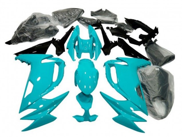 Carenados Moto Kawasaki Ninja 650 EX650 2020-2025 - Azul Claro Negro Fabricantes