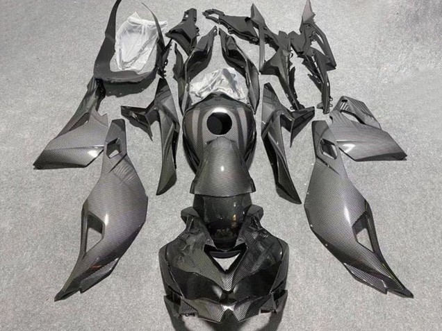 Carenados Moto Kawasaki ZX25R ZX-25R 2019-2025 - Negro Falso FibraCarbono Fabricantes