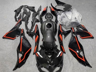 Carenados Moto Kawasaki ZX25R ZX-25R 2019-2025 - Negro Falso FibraCarbono Rojo Fabricantes
