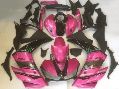 Carenados Moto Yamaha YZF R3 2015-2018 - Rosa Negro Verde Monstruo Fabricantes