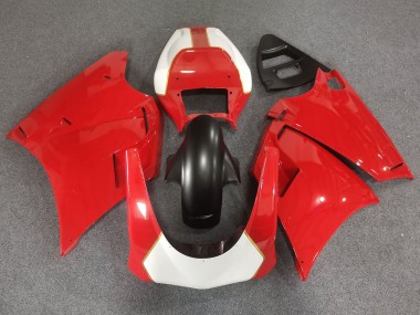 Carenados Moto Ducati 748/916/996/998 1993-2005 - Blanco Rojo Oro Negro Mate Race Fabricantes