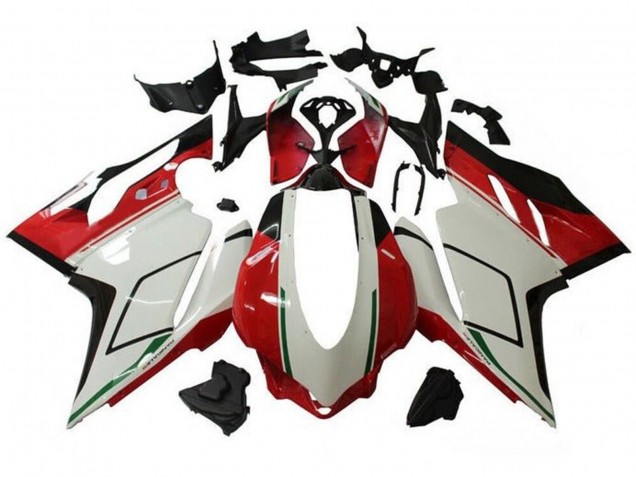 Carenados Moto Ducati 959/1299 2015-2020 - Blanco Rojo Verde Negro Brillante Fabricantes