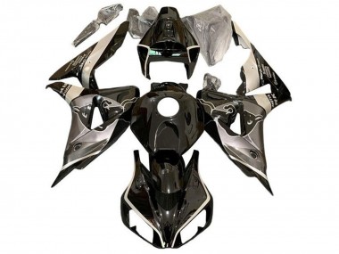 Carenados Moto Honda CBR1000RR 2006-2007 - Gris Negro Brillante Toro Fabricantes
