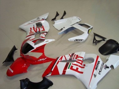 Carenados Moto Yamaha YZF R6 1998-2002 - Blanco Rojo Fiat Motul Michelin Fabricantes
