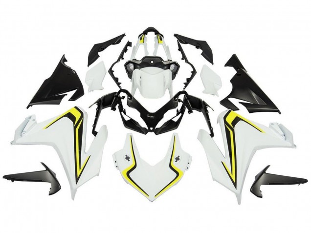 Carenados Moto Honda CBR500R 2019-2021 - Blanco Amarillo Negro Fabricantes