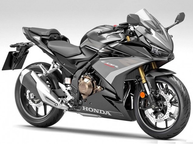 Carenados Moto Honda CBR500R 2019-2021 - Plata Negro Mate Fabricantes