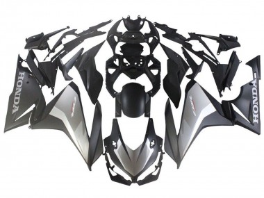 Carenados Moto ABS Honda CBR500R 2022-2023 - Plata Gris Negro Mate Fabricantes