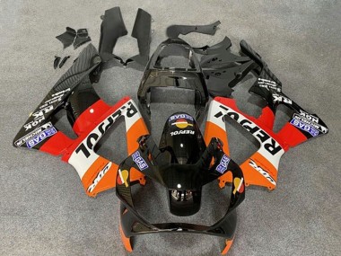 Carenados Moto Honda CBR900RR 929 2000-2001 - Naranja Blanco Rojo Negro Brillante Repsol Fabricantes