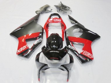 Carenados Moto Honda CBR900RR 954 2002-2003 - Gris Rojo Negro Brillante Mugen Fabricantes
