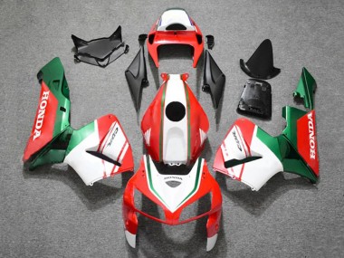 Carenados Moto Honda CBR600RR 2005-2006 - Rojo Mate Blanco Verde Fabricantes