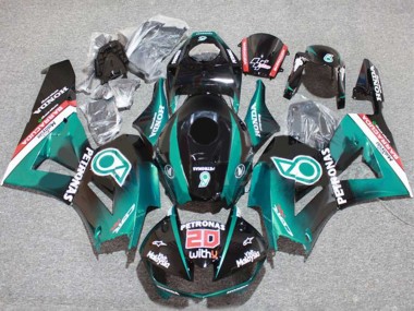 Carenados Moto Honda CBR600RR 2013-2023 - Azul Verdoso Negro Brillante Petronas 20 Fabricantes