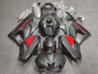 Carenados Moto Honda CBR600RR 2013-2023 - Falso FibraCarbono Rojo Fabricantes