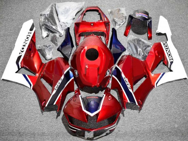 Carenados Moto Honda CBR600RR 2013-2023 - Blanco Rojo Azul Fabricantes