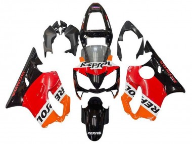 Carenado Moto Honda CBR600 F4i 2001-2003 - Naranja Blanco Rojo Negro Brillante Repsol Fabricantes
