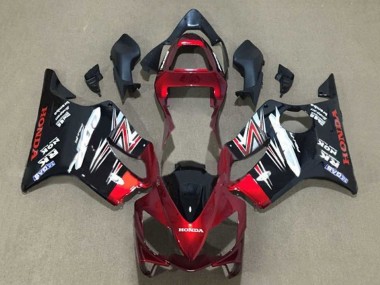 Carenados Moto Honda CBR600 F4i 2001-2003 - Rojo Caramelo Negro Brillante Fabricantes