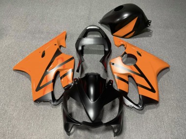 Carenados Moto Honda CBR600 F4i 2001-2003 - Naranja Negro Mate Fabricantes