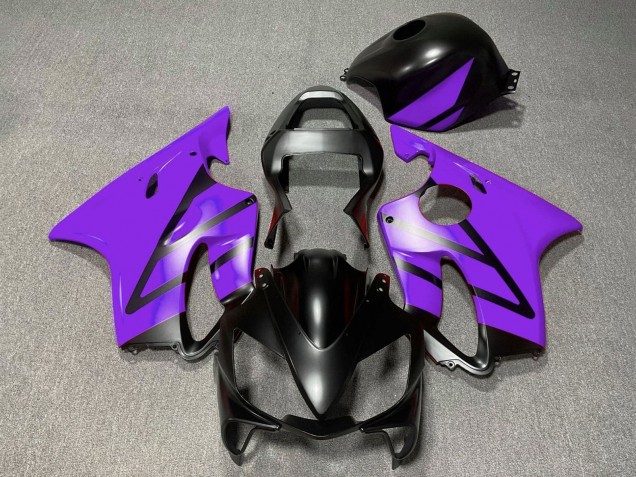 Carenados Moto Honda CBR600 F4i 2001-2003 - Púrpura Negro Mate Fabricantes