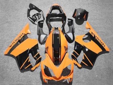 Carenados Moto Honda CBR600 F4i 2001-2003 - Naranja Negro Brillante Raya Fabricantes
