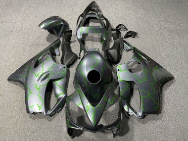 Carenados Moto Honda CBR600 F4i 2001-2003 - Plata Verde Iluminación Fabricantes