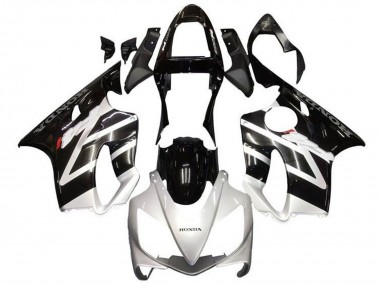 Carenados Moto Honda CBR600 F4i 2001-2003 - Plata Negro Brillante Fabricantes