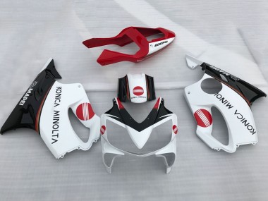 Carenados Moto Honda CBR600 F4i 2001-2003 - Blanco Rojo Negro Brillante Konica Minolta Fabricantes