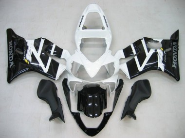 Carenados Moto Honda CBR600 F4i 2001-2003 - Blanco Negro Brillante Fabricantes