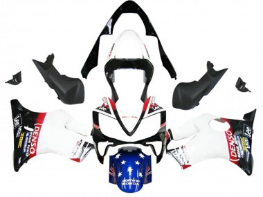 Carenados Moto Honda CBR600 F4i 2001-2003 - Blanco Azul Rojo Negro Brillante DENSO Star Fabricantes