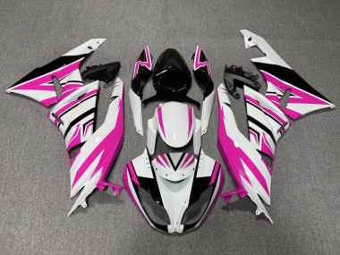 Carenados Moto Kawasaki ZX6R 2009-2012 - Blanco Rosa Negro Fabricantes