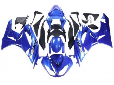 Carenados Moto Kawasaki ZX6R 2009-2012 - Azul Negro Oro Fabricantes