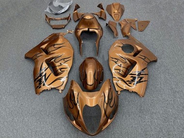 Carenados Moto Suzuki GSXR 1300 Hayabusa 1996-2007 - Brown Bronze Negro Llama Fabricantes