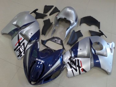 Carenados Moto Suzuki GSXR 1300 Hayabusa 1996-2007 - Plata Azul Oscuro Fabricantes