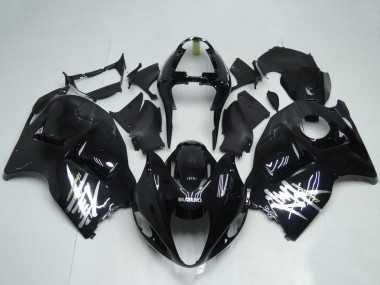 Carenados Moto Suzuki GSXR 1300 Hayabusa 1996-2007 - Negro Brillante Blanco Calcomanía Fabricantes