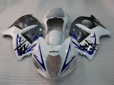 Carenados Moto Suzuki GSXR 1300 Hayabusa 2008-2020 - Blanco Azul Gris Fabricantes